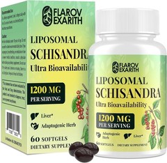 Liposomal Schisandra Berry Extract 1200mg – Stress & Adrenal Balance..Exp-08/28