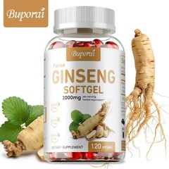 Ginseng 120pcs – Enhances Energy, Mood, Stamina and Performance, Improves Memory