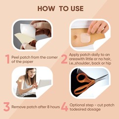 30 day Supply Vitamin B12 Patches B-12 Complex Energy Boost Patch Fitness 500mcg