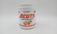 ALLMAX ACUTS Amino Charge Energy Drink Mix Orange 7.4 oz EXP 06/27