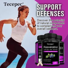 Resveratrol Complex Cap For Heart Function,Immune Vitality & Healthy Aging 120CT