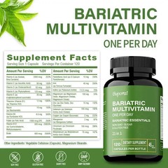 Bariatric Multivitamin 120pcs – Control Appetite, Promote Digestion & Metabolism