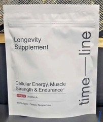 Time-Line Longevity Supplement Mitopure Urolithin A 60 Softgaels -2 Pack – 07/27