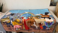 Noah’s Ark and Animals and Dove Miracle Area Rugs Floor Mat