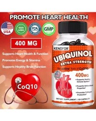Sealed CoQ10 Ubiquinol Extra Strength 400mg Supplement – 120 Capsules
