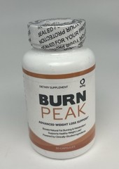 Burn Peak Advanced Weight Loss Support 90 Capsules 3 Pack Fat Burner Exp 10/2028