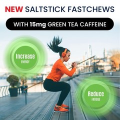 SaltStick Electrolyte FastChews with Caffeine 60 Citrus Burst Chewable Salt …