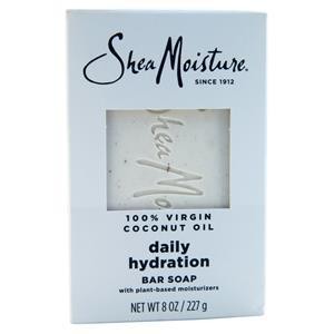 Shea Moisture 100% Virgin Coconut Oil Daily Hydration Bar Soap 8 oz