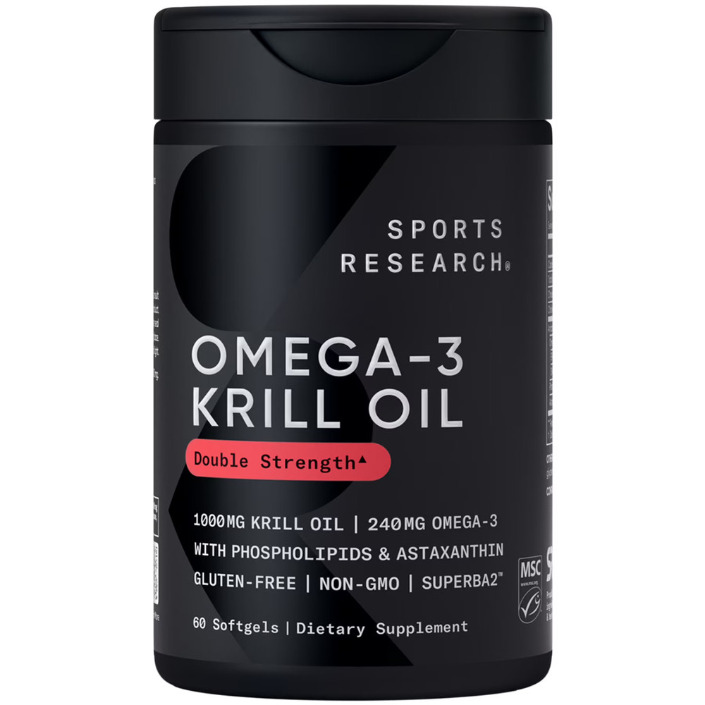 Antarctic Krill Oil Omega-3 1000mg with Astaxanthin 60 Softgels