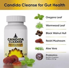 Candida Cleanse 60 Capsule-Detox 100% Natural Herbs ORIGINAL FORMULA USDA USA.