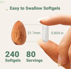 MicroIngredients Multi-Collagen Complex 240 Caps – Types I II III V X Hydrolyzed