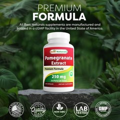 Pomegranate Extract 250 Mg 120 Capsules