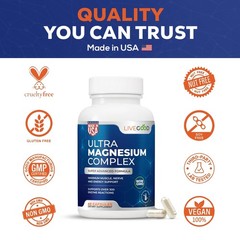 LiveGood™ Ultra Magnesium Complex, Organic 60 Count (Pack of 1)