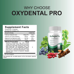 OxyDental Pro Oral Support, Oxy Dental Advanced Pills (60 Capsules)