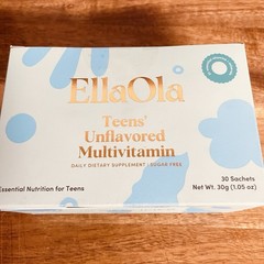 EllaOla Teens Unflavored Multivitamin 30 Sachets Exp 11/2027 New Sealed