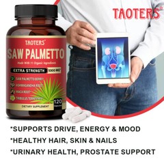 Saw Palmetto Capsules – Premium Prostate Health Support Supplement for Men