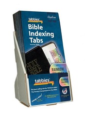Tabbies 20 Pack with Display Rainbow Bible Indexing Tabs, Old & New Testament…