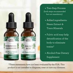 GuruNanda Paracleanse 2 Step Kit (2x 1 Fl Oz) Exp: 09.2024+
