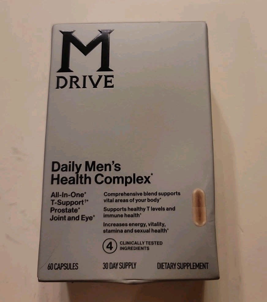 Mdrive Classic Testosterone Booster for Men, Support 60 Count (Pack of 1)