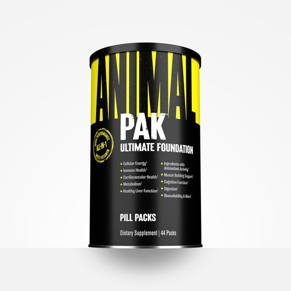 Universal Nutrition Animal Pak Vitamins & Ultimate Foundation- 40 Packs