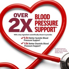 Force Factor Total Beets Blood Pressure 60 Count (Pack of 2), White Packaging