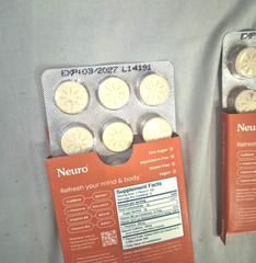 Neuro Gum Energy & Focus Gum Cinnamon 9ct x2 Vegan L-theanine Caffeine 3/2027