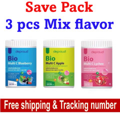 3X Deproud Bio Multi C Mix 3 Flavor High Vitamin C Bright Smooth Skin Sugar Free