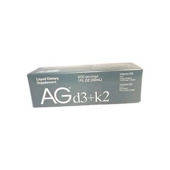 AG1 Vitamin D3 K2 Drops, 1000IU of Vitamin D3 and 100mcg of K2 per Serving, Supp