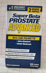 Super Beta Prostate Advanced – 3x Key Ingredients 120 Capsules Exp 11/2027 or ..