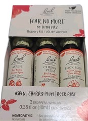 2 × Bach Original Flower Remedies – Kit de Valentia – ASPEN, CHERRY, ROSE 10 mL