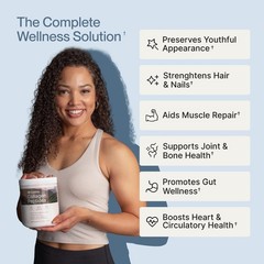 Colla Vita Collagen Peptides Powder Grass-Fed 1 Pound (Pack of 1), Beige