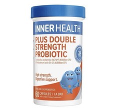 X2 Inner Health Plus Double Strength Probiotic 60 Capules