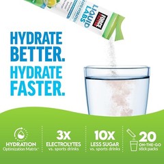 Liquid Labs Electrolytes Powder Packets—Lemon Lime—Hydration Packets to ⭐️⭐️⭐️⭐️