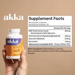 AKKA Premium Liver Cleanse Detox & Repair Superbiotic Gut Health, Milk Thistle
