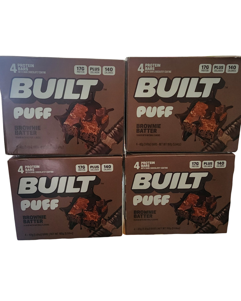 4 Pack (4ct) Built Bar Brownie Batter