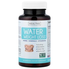2 X Healths Harmony, Water Weight Loss, 60 Capsules