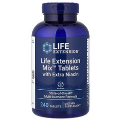 2 X Life Extension, Mix� Tablets with Extra Niacin, 240 Tablets