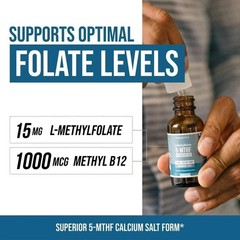 L-Methylfolate 5-MTHF Additional Methyl B12 15 MG Active Formula B9/