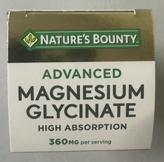 90 Capsules-Nature’s Bounty Magnesium Glycinate Supplement