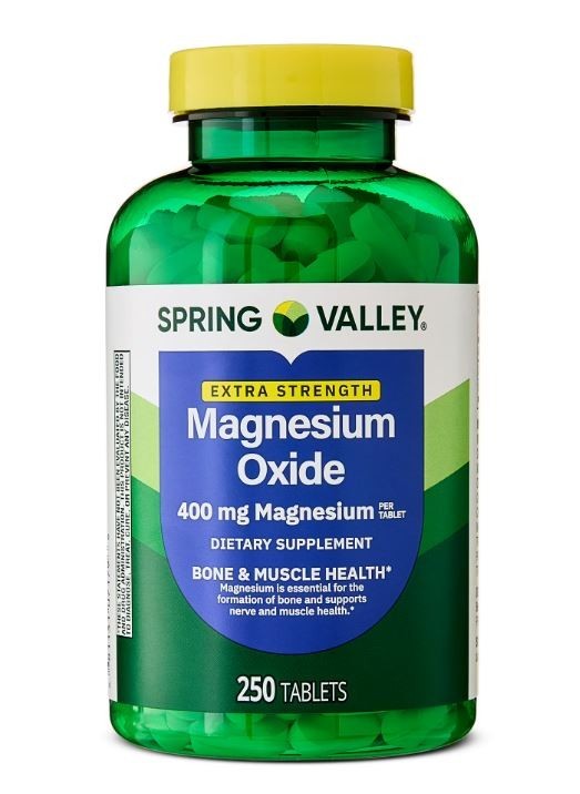 Spring Valley Extra Strength Magnesium Dietary Supplement 400 Mg 250 Count