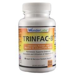 Intrinsic Factor with Folic Acid & Vitamin B12 1000mcg – 120 Capsules