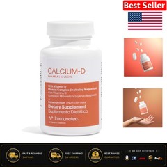Daily Bone & Teeth Support – Calcium D Tablets with 60 Servings of Strength