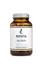 Rosita Extra Virgin Cod Liver Oil Softgels, 90 Count Exp:06/2027 . #410