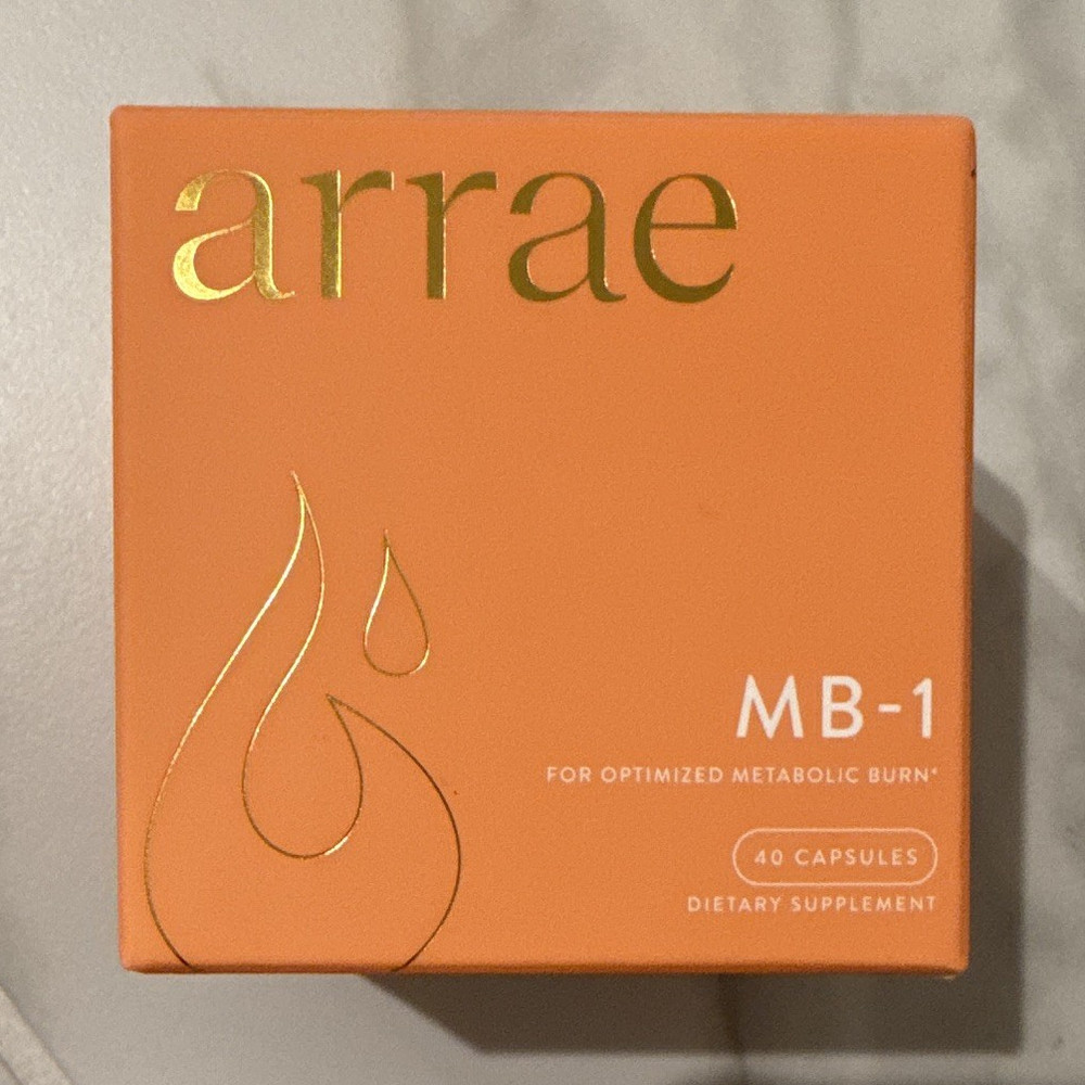 arrae MB-1 Metabolism Support 40 Capsules Vegan Exp 04/2027