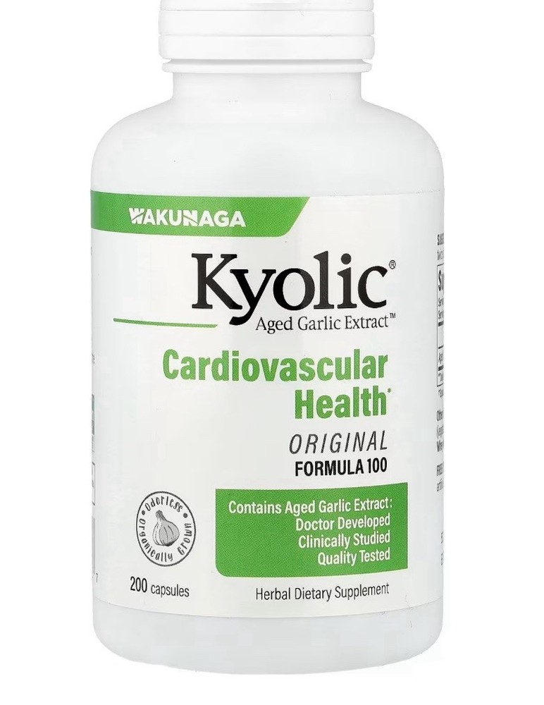 Kyolic Aged Garlic Extract Cardiovascular Capsules – Heart ❤️ Health NEW