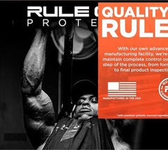 Rule 1 100% R1 100% WHEY ISOLATE 5 lb (76 Servings) Vanilla Cre’me BEST BY 11/26