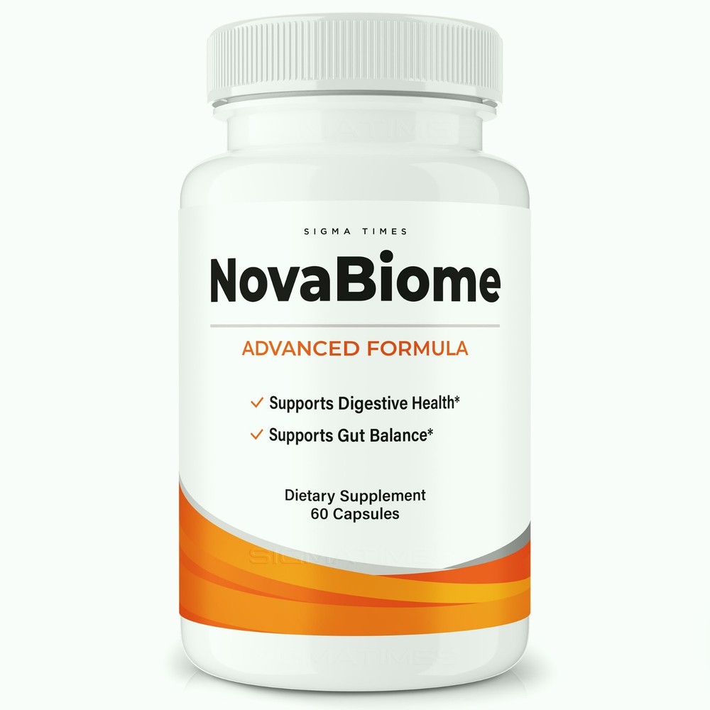 NovaBiome Capsules – Official Formula for Digestive Balance and Gut Health 60ct