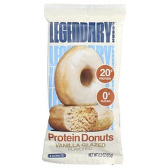 Protein Donuts, Vanilla Glazed, 12 Packs, 2.3 oz (65 g) Each