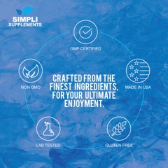 Simpli Supplements Pure Creatine Monohydrate (Micronized) – 500 Grams – 5g Servi