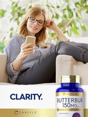 Butterbur 150 Mg Neurological Support Spasms Relieve Decrease Swell, 180 Caps